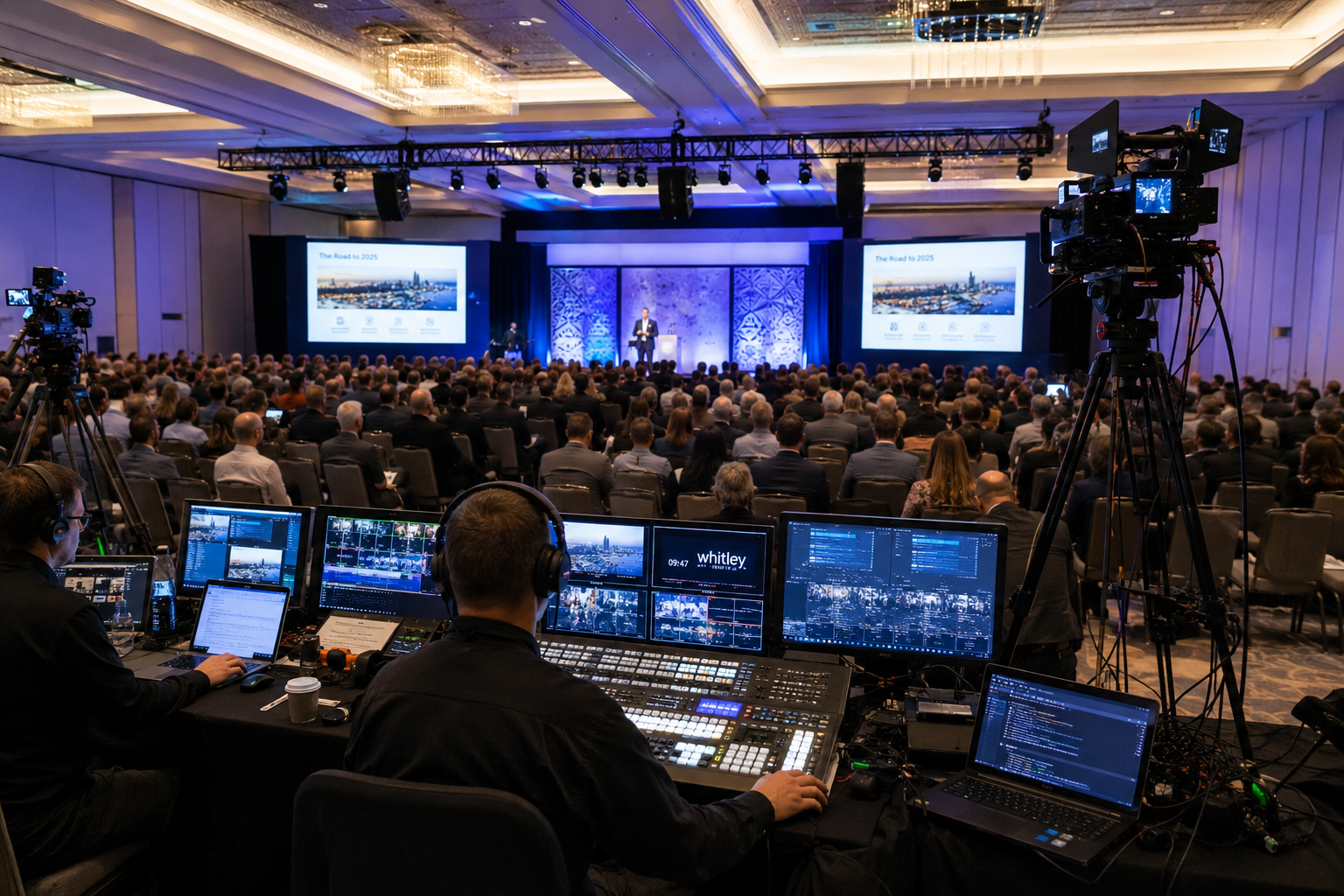 Sacramento Audio Visual corporate conference AV setup