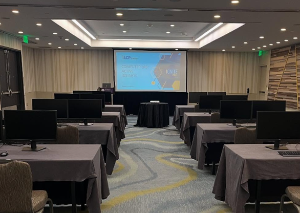 Sacramento Audio Visual corporate conference AV setup