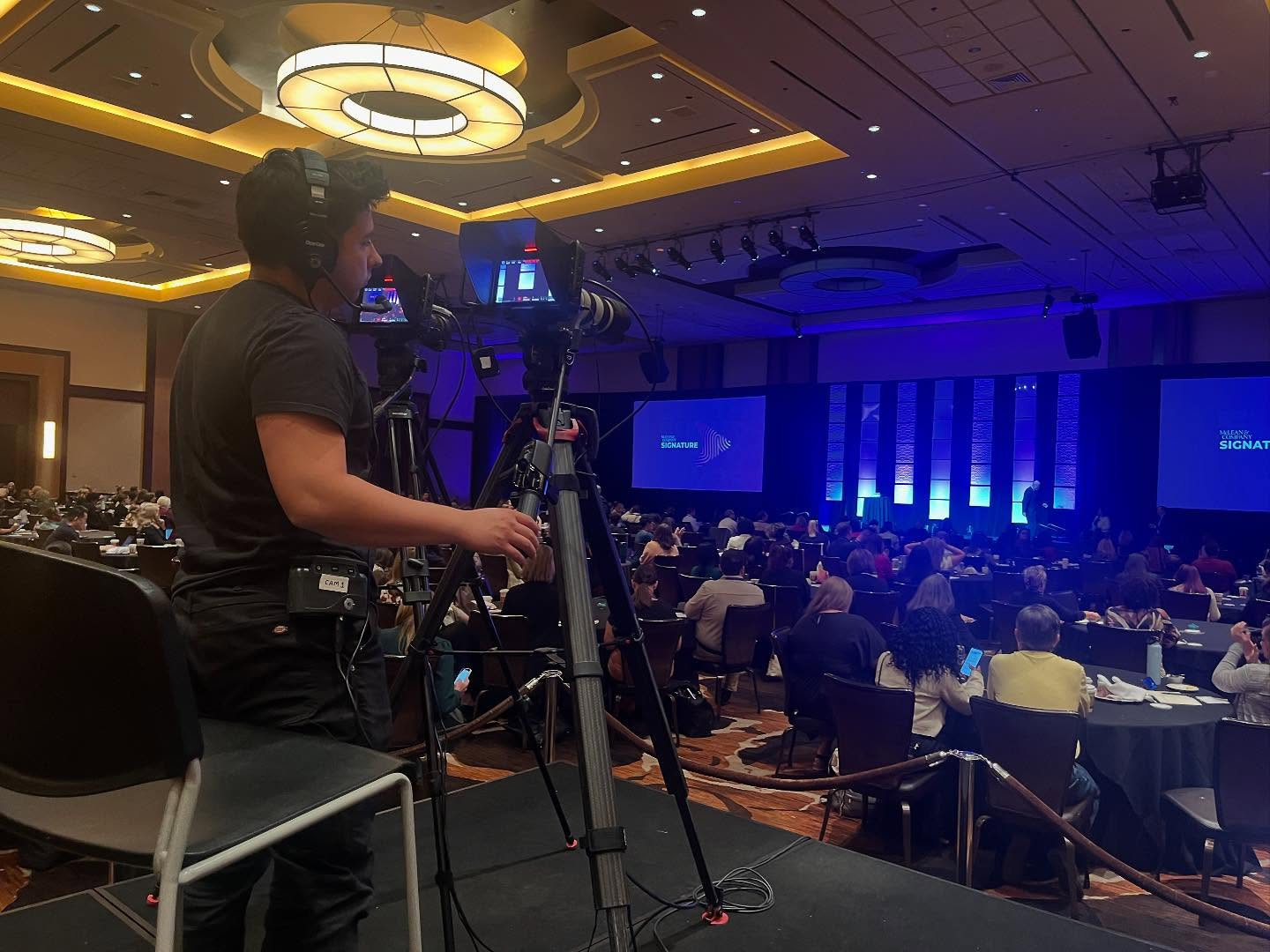 Sacramento Audio Visual corporate conference AV setup