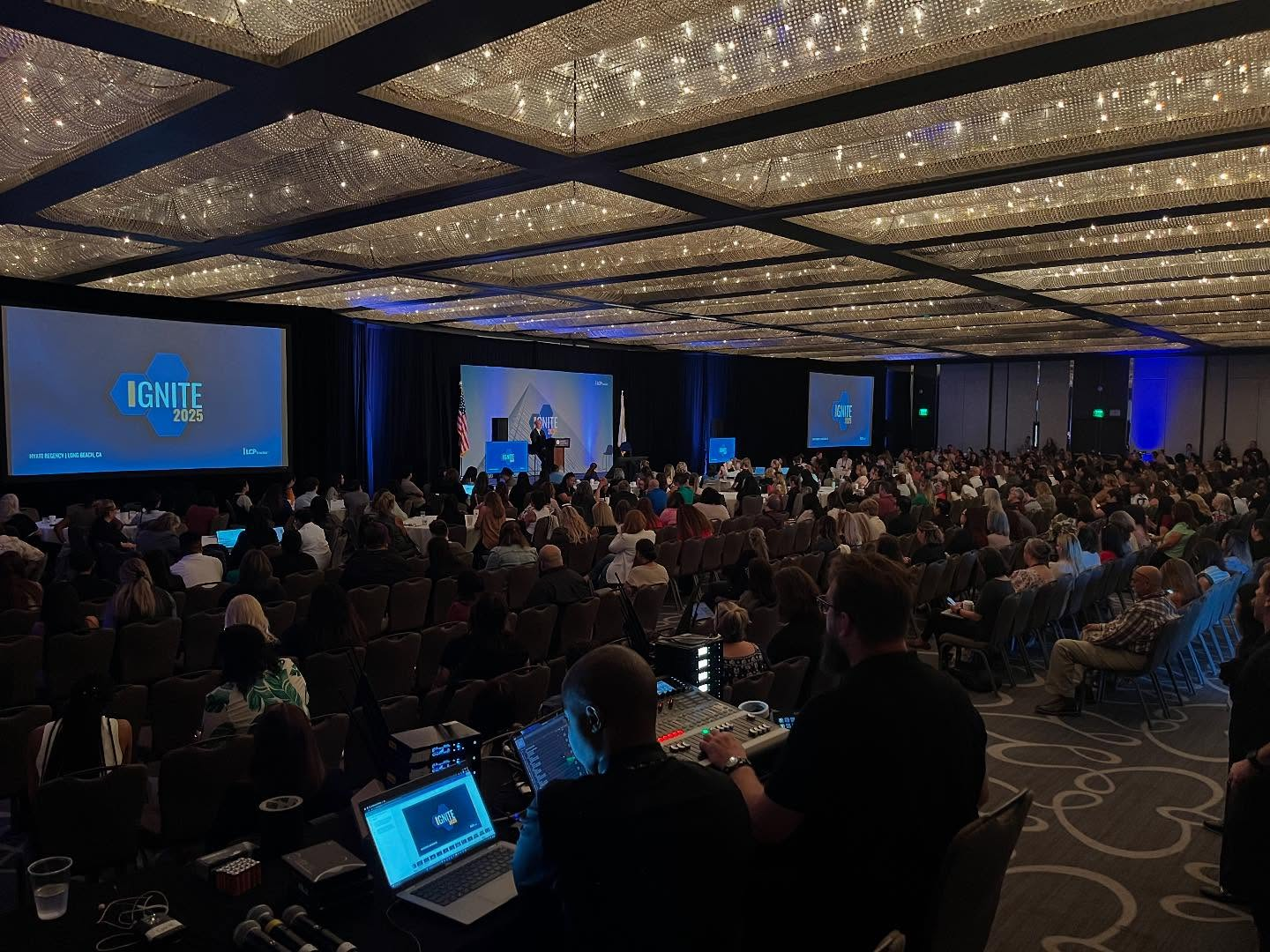 Sacramento Audio Visual corporate conference AV setup