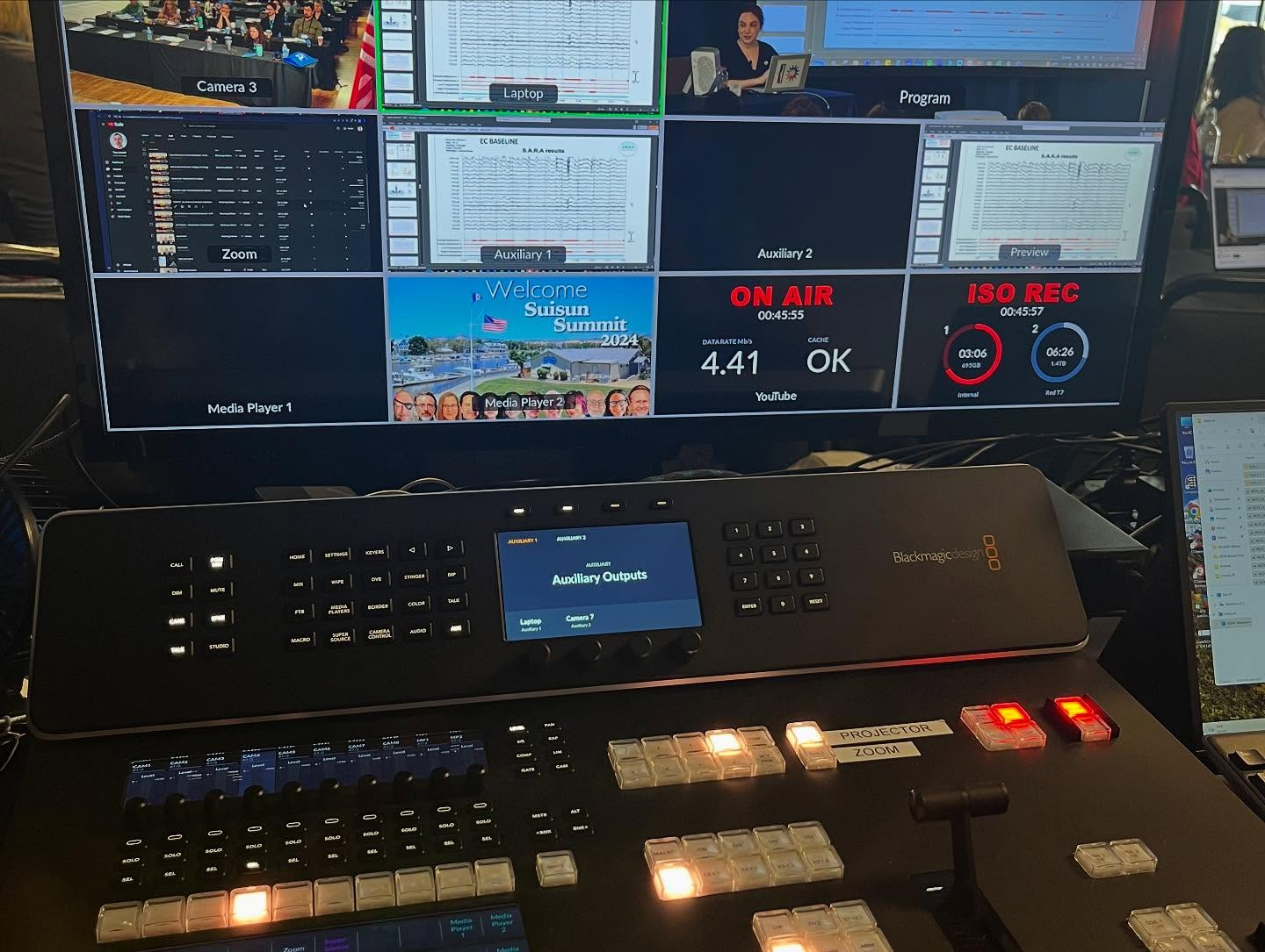 Sacramento Audio Visual corporate conference AV setup